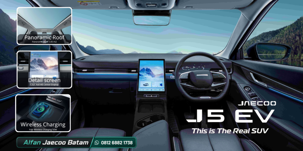 Jaecoo J5 EV Batam | Harga, Spesifikasi & Mobil Listrik Modern 4 2 1
