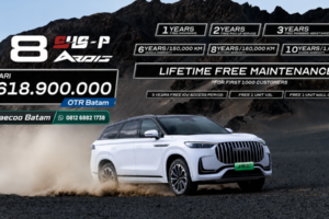 JAECOO J8 SHS-P ARDIS SUV premium di Dealer Jaecoo Batam